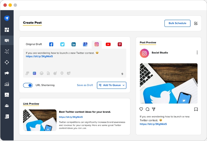 SocialPilot Scheduling Dashboard