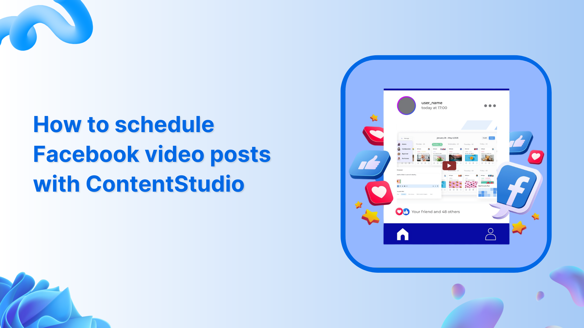 How to schedule Facebook video posts with ContentStudio (3)