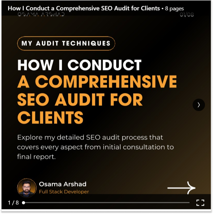 Create and post LinkedIn carousels