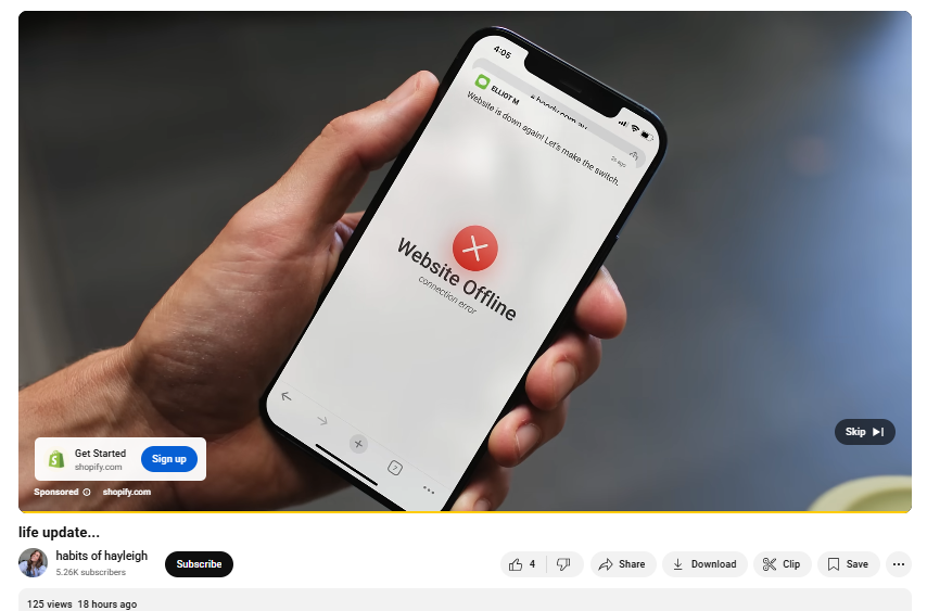Shopify's retargetting ads